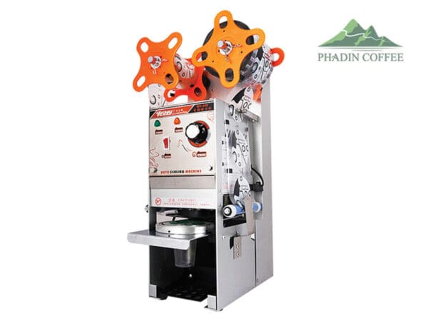 Máy ép miệng ly | Máy dập nắp cốc bán tự động VERLY WY-680