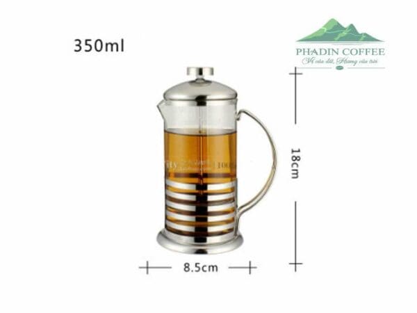 Bình French Press thủy tinh - 350ml