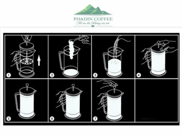Bình French Press thủy tinh - 600ml