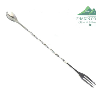 Muỗng/thìa pha chế | Thìa khuấy Barspoon 32cm | Inox 2 đầu
