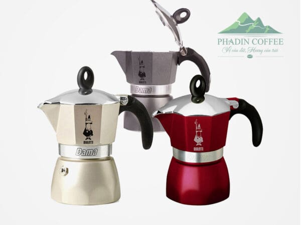 Bình moka pot Bialetti Dama Lamour Grigia