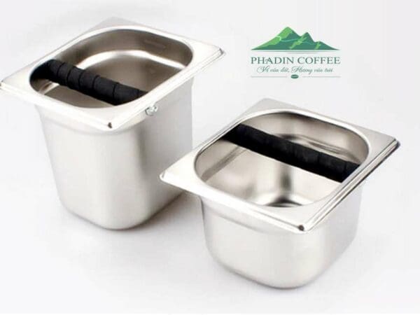 Khay Đập Bã Cà Phê | Hộp đập bã cà phê | Coffee Knock Box| Cao 10cm