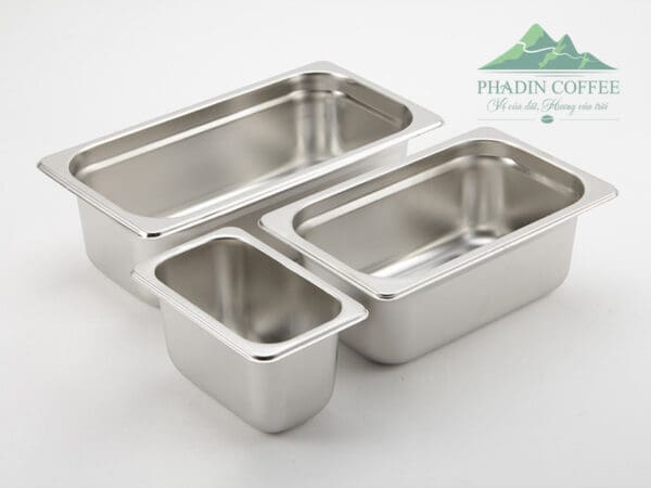 Khay inox 1/6 KT:16*16*10cm