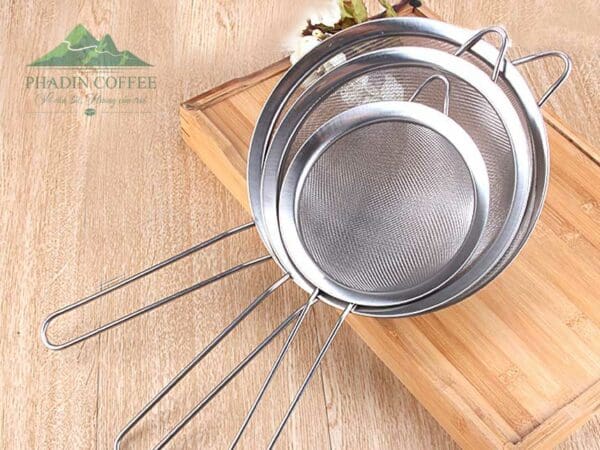 Vợt lọc trà | Rây lọc trái cây | Lọc bột bằng inox | Đường kính 7cm