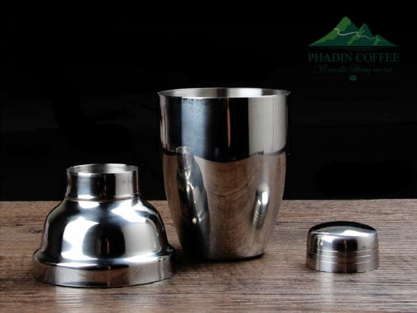 Shaker inox 350ml dáng Nhật