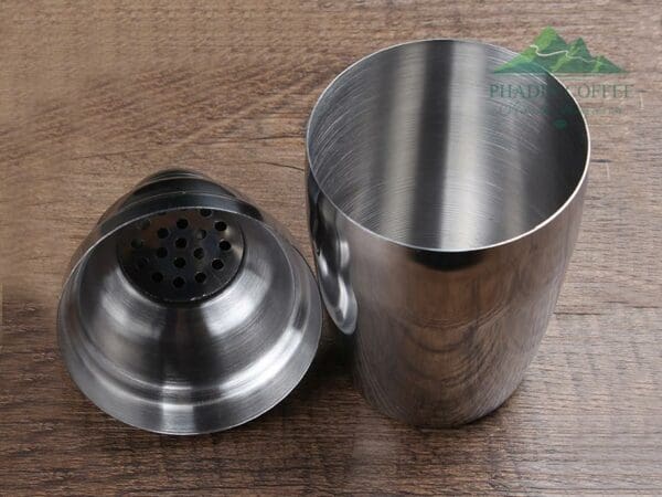 Shaker inox 350ml dáng Nhật