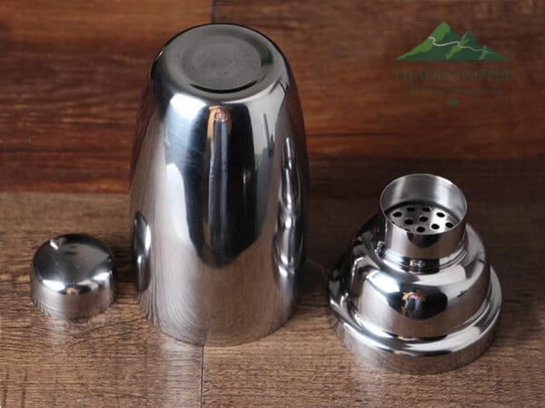 Shaker inox 350ml dáng Nhật