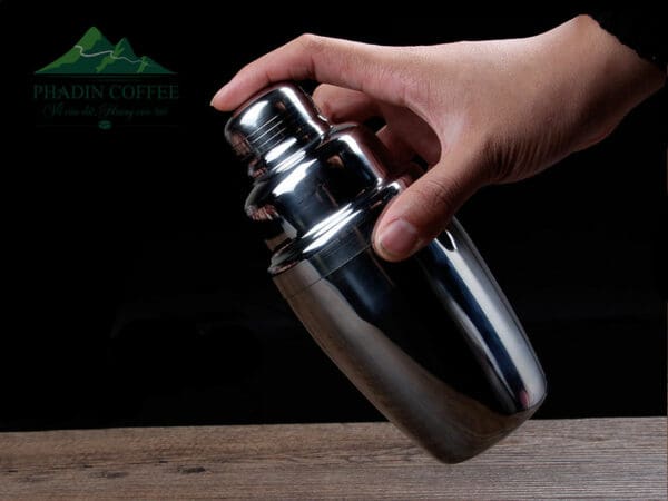 Shaker inox 350ml dáng Nhật