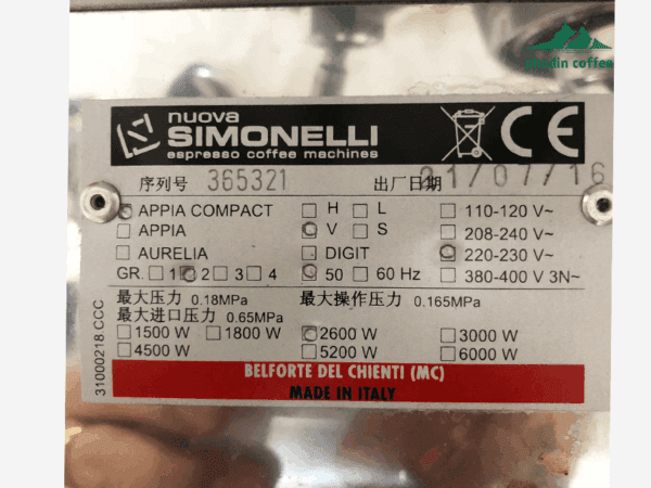 Nuova Simonelli Appia II Compact Like New 98% (đỏ 2016)