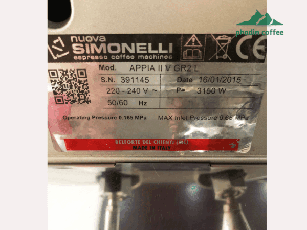 Nuova Simonelli Appia 2 Group Like New 98% (Đỏ 1 - 2015)