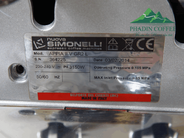 Nuova Simonelli Appia 2 Group Like New 99% (Trắng - 2014)