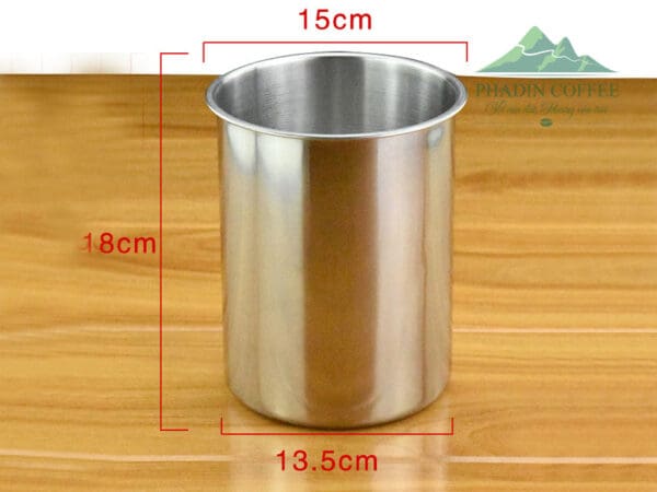 Cốc inox đựng dụng cụ pha chế