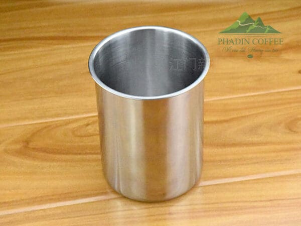 Cốc inox đựng dụng cụ pha chế