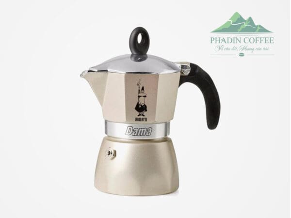 Bình moka pot Bialetti Dama Glamour Pearl