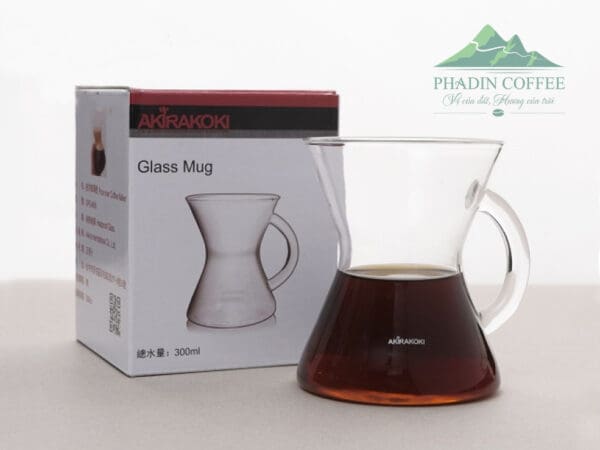 Bình thuỷ tinh đựng cà phê Akirakoki