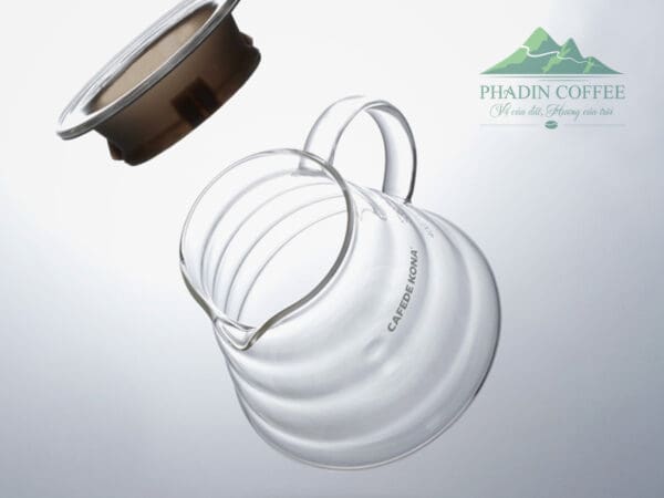 Bình thủy tinh đựng cà phê 360ml