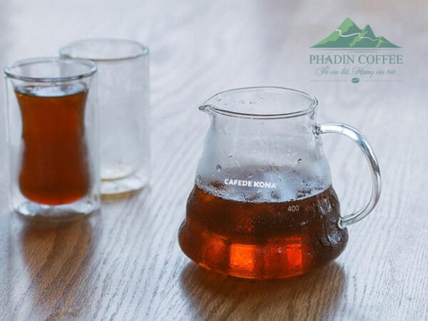 Bình thủy tinh đựng cà phê 360ml
