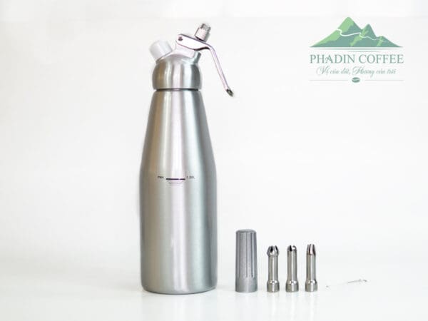 Bình xịt kem tươi WHIPPER CREAM 1000ml - Cổ Thép
