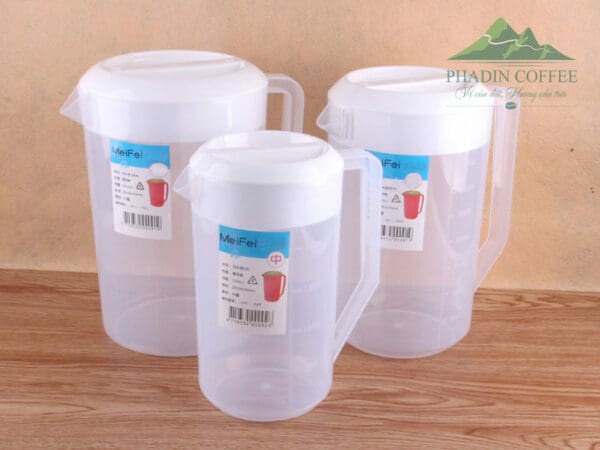 Bình đựng nước | Ca đựng nước có nắp 2500L | Nhựa PP