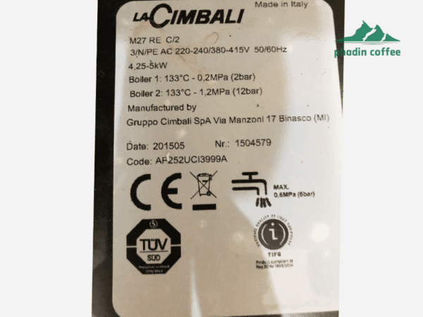 LaCIMBALI RE M27 New 97% (2015- Trắng)
