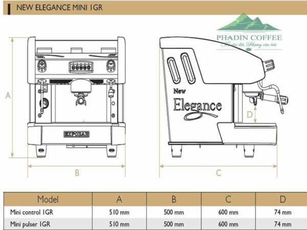 Expobar New Elegance Control 1Gr Like New(95%)