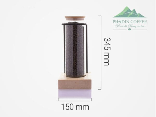 Ống thủy tinh đựng cà phê size nhỏ