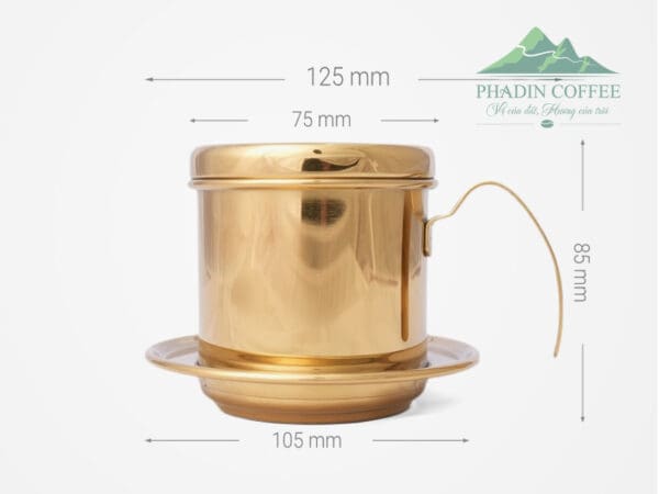 Phin cà phê Cafede Kona inox