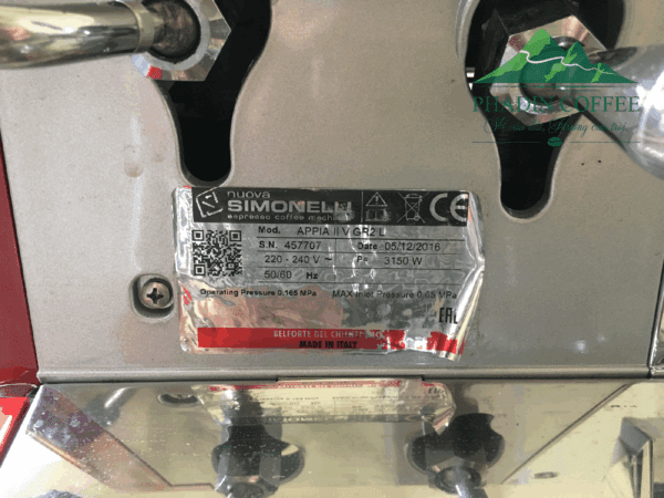 Nuova Simonelli Appia 2 Group Like New 99% (Đỏ - 2016)