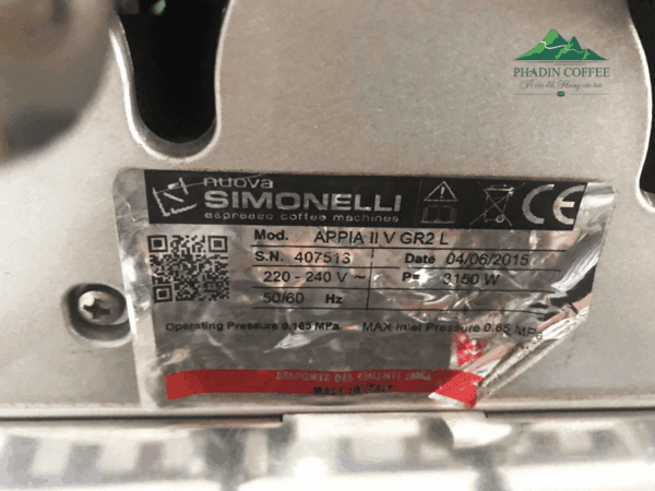 Nuova Simonelli Appia 2 Group Like New 98% (Đỏ 2 - 2015)