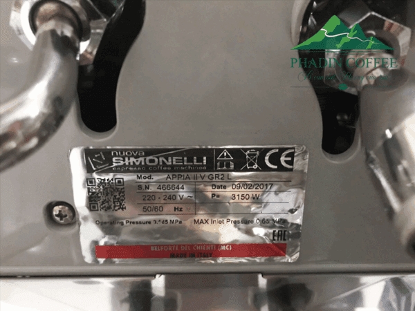 Nuova Simonelli Appia 2 Group Like New 99% (trắng 2-2017)