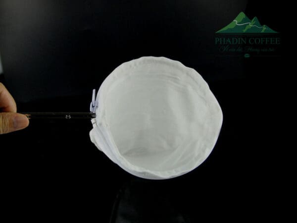 Vợt lọc trà vừa: sâu 32cm, đường kính 19cm, dài 34.5cm