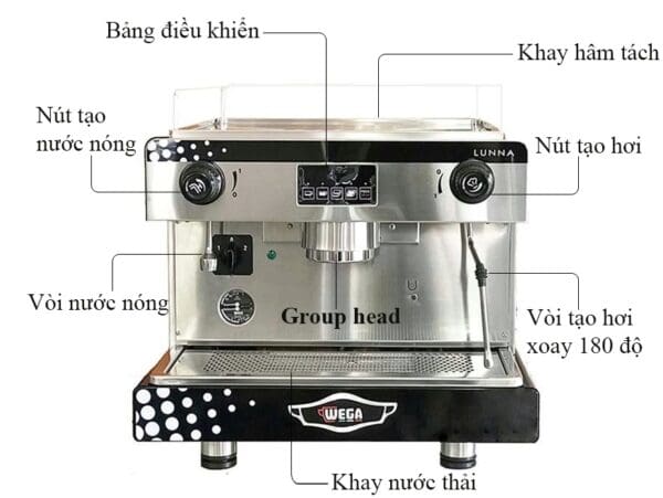 Máy pha cà phê Wega Lunna A1 | 1 Group