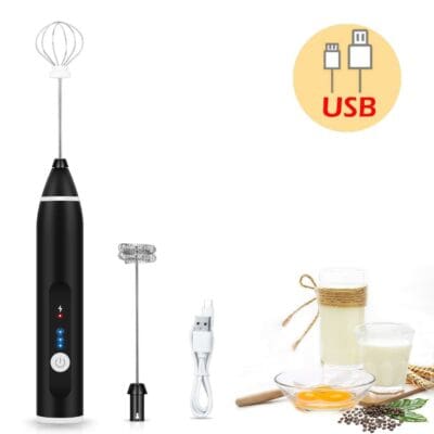 Máy tạo bọt cà phê, đánh trứng cầm tay mini cao su non  EW-070