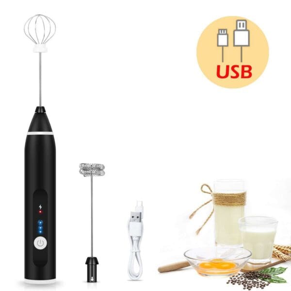 Máy tạo bọt cà phê, đánh trứng cầm tay mini cao su non  EW-070