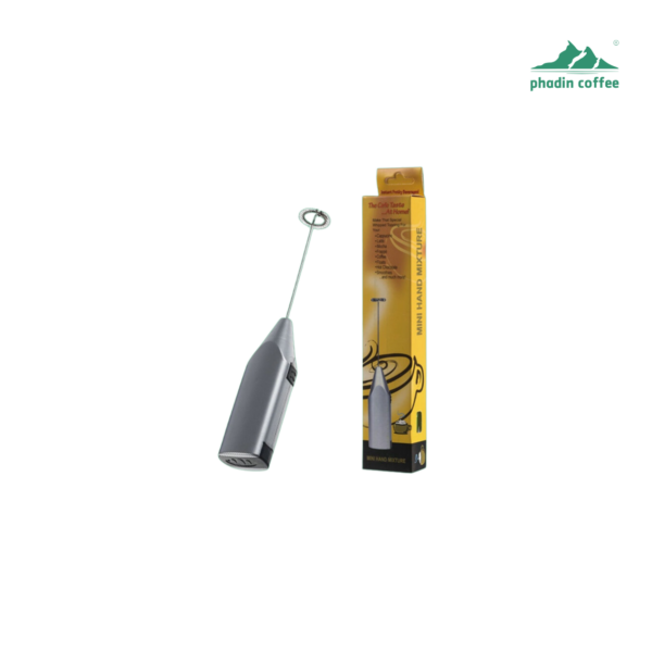 Máy tạo bọt sữa mini chạy pin