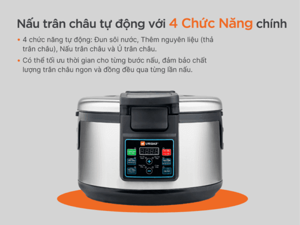 Nồi nấu trân châu tự động Unibar UBSK-16PLUS