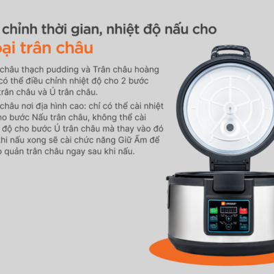 Nồi nấu trân châu tự động Unibar UBSK-16PLUS