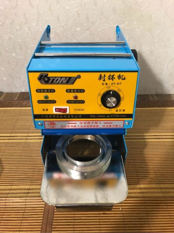 Máy ép miệng ly | Máy dập nắp cốc thủ công ETON D7