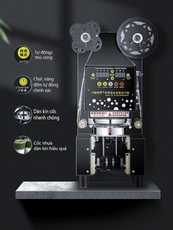 Máy dập nắp cốc tự động FEST RC895