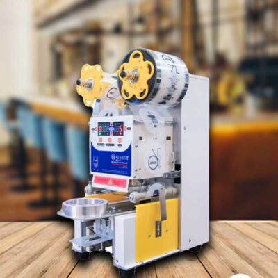 Máy ép miệng ly | Máy dập nắp cốc tự động YUBANN YB-95A