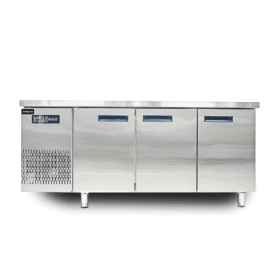 Bàn mát | Bàn lạnh quầy bar FORESTO KM-18 D1800xR600xC800 | Quạt gió | Cánh inox