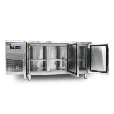 Bàn mát | Bàn lạnh quầy bar FORESTO KM-18 D1800xR700xC800 | Mát trực tiếp | Cánh inox