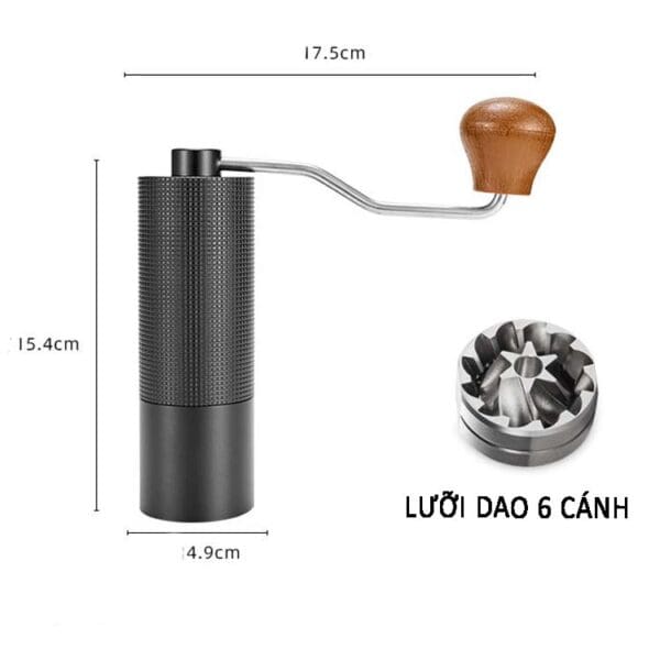 Máy xay cà phê cầm tay Delicio MX1015 | 6 cạnh - ảnh chi tiết 4 tại Phadin