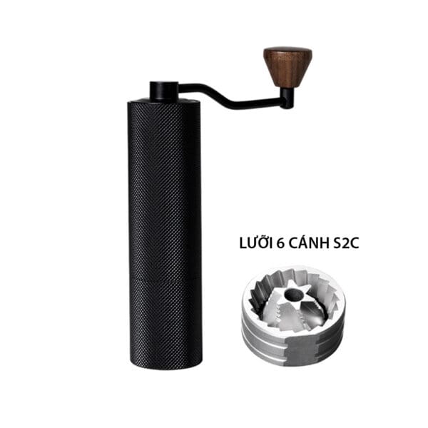 Cối xay cà phê Timemore Slim 3 | nâng cấp Lưỡi 6 cánh S2C - ảnh chi tiết 6 tại Phadin