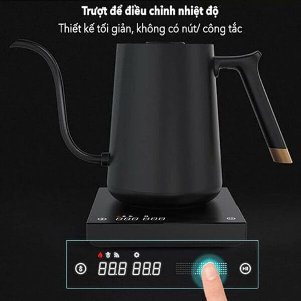 Ấm Điện Pour Over Smart Mini Timemore 600ml - Đen