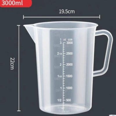 Ca đong định lượng | Ca đong nhựa 3000ml