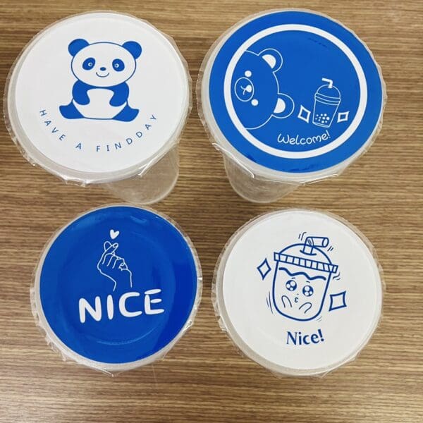Cuộn màng dập cốc Nice xanh