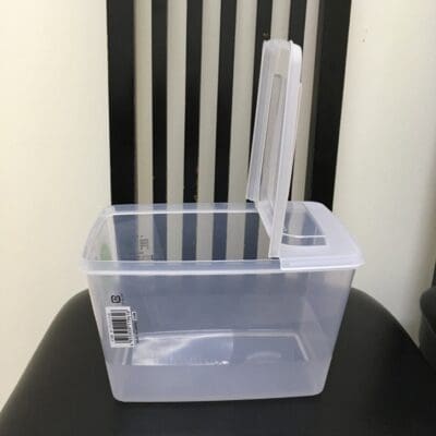 Hộp đựng bột dạng nằm nắp bật 3L