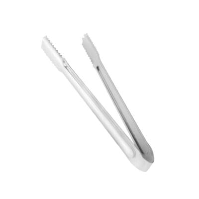 Kẹp gắp đá | Kẹp gắp trái cây đầu có răng cưa | Dài 19cm