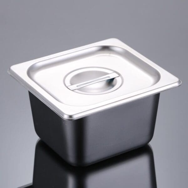 Bộ khay + nắp inox 1/6